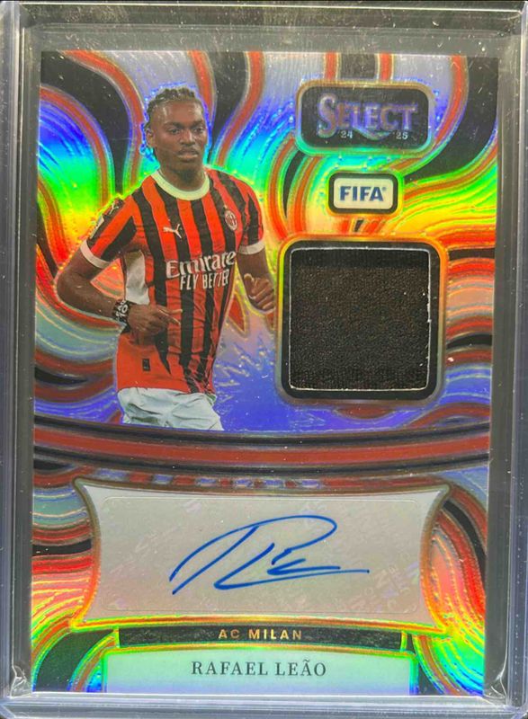 Rafael Leao 2024 Select FIFA #AM-RL Autographed Memorabilia RAW