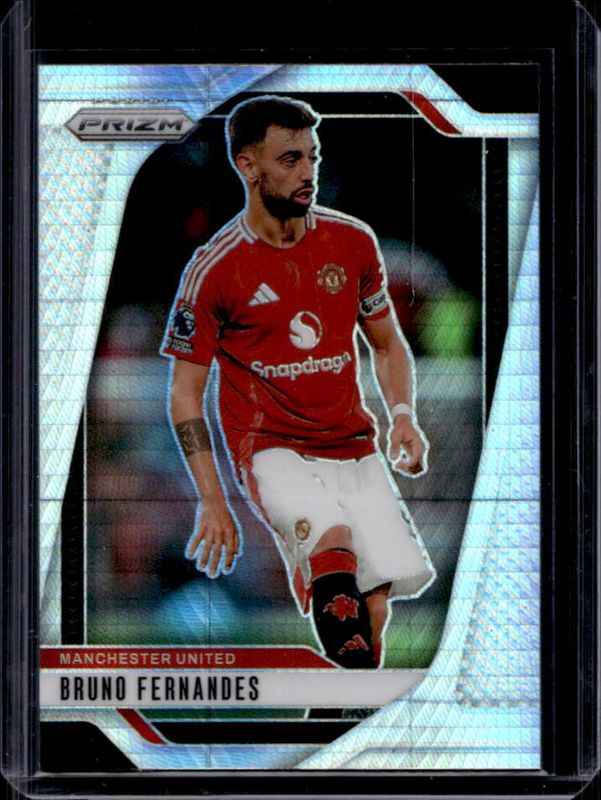 Bruno Fernandes 2024 Prizm Premier League #129 Hyper RAW