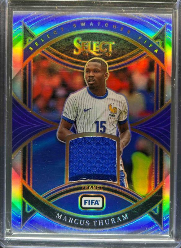 Marcus Thuram 2024 Select FIFA #SW-MT Select Swatches RAW