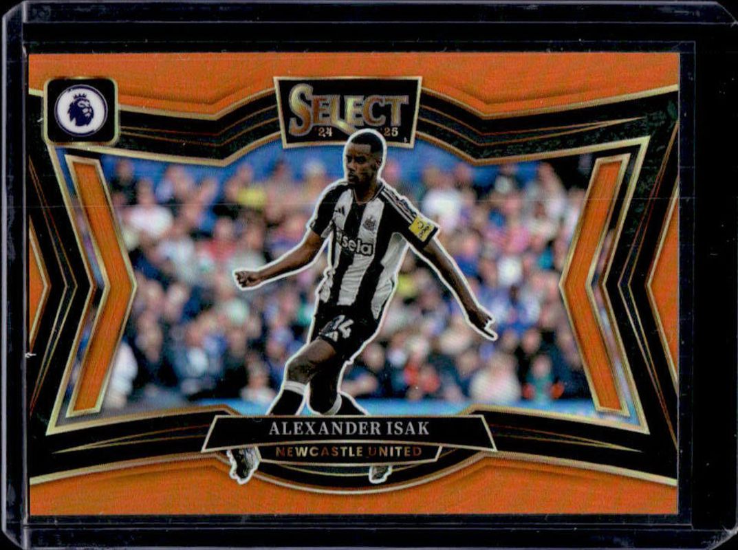 Alexander Isak 2024 Select Premier League #233 Field Level Orange /75 RAW