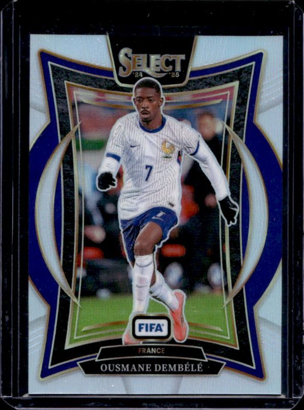 Ousmane Dembele 2024 Select FIFA #70 Terrace Silver RAW