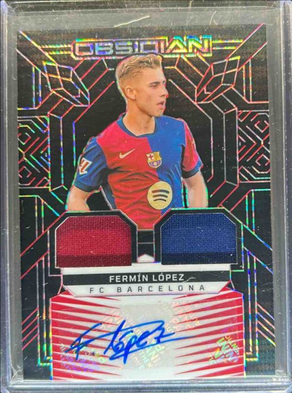 2024 Obsidian #DJ-FLZ Dual Jersey Ink - Electric Etch Red Pulsar /8