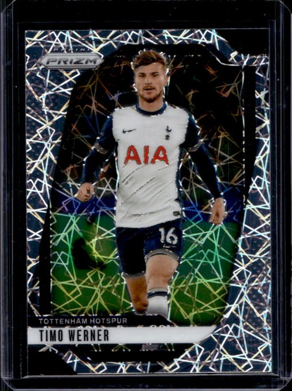 Timo Werner 2024 Prizm Premier League #87 Lazer RAW