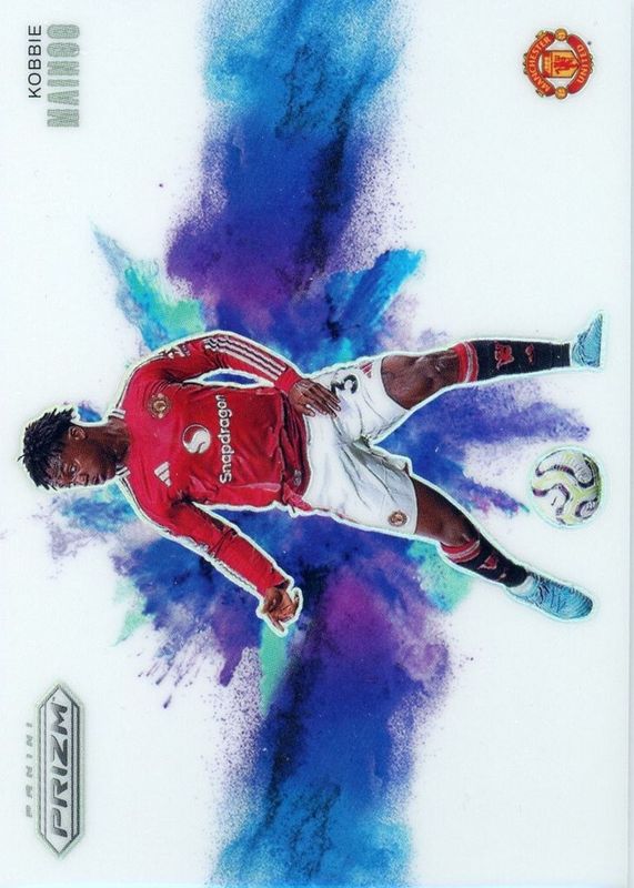 Kobbie Mainoo 2024 Prizm Premier League #7 Color Blast /(SSP) RAW