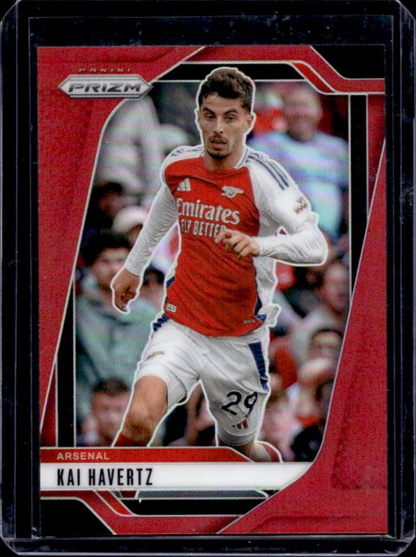 Kai Havertz 2024 Prizm Premier League #24 Red /199 RAW