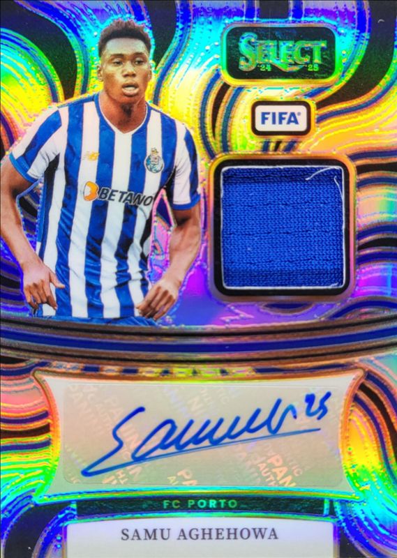 2024 Select FIFA #AM-SA Autographed Memorabilia Red
