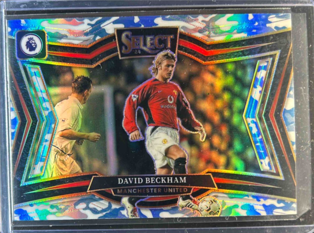 David Beckham 2024 Select Premier League #246 Field Level Winter Camo ...