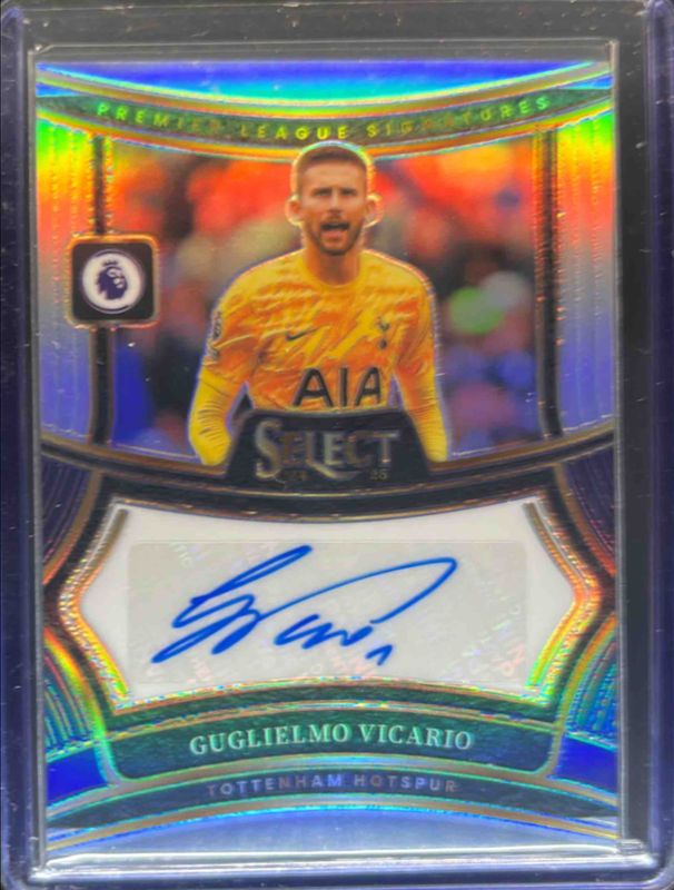 Guglielmo Vicario 2024 Select Premier League #S-GV Signatures RAW
