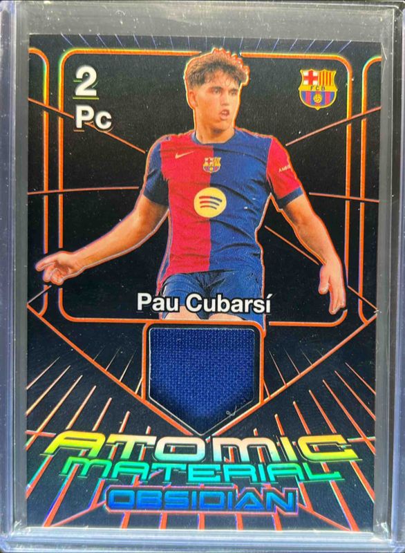 Pau Cubarsi 2024 Obsidian #AM-PC Atomic Material - Electric Etch Orange /99 RAW