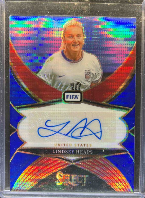 2024 Select FIFA #SS-LH Select Signatures Blue Pulsar