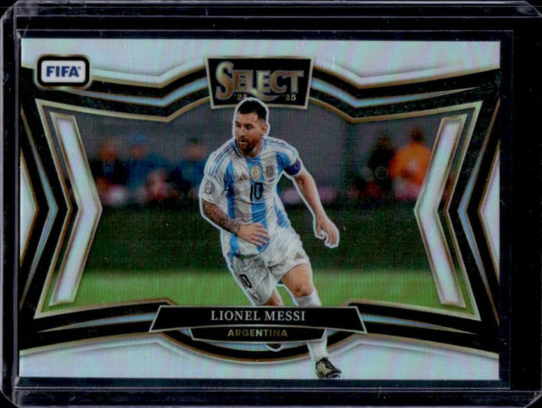 Lionel Messi 2024 Select FIFA #244 Field Level Silver RAW