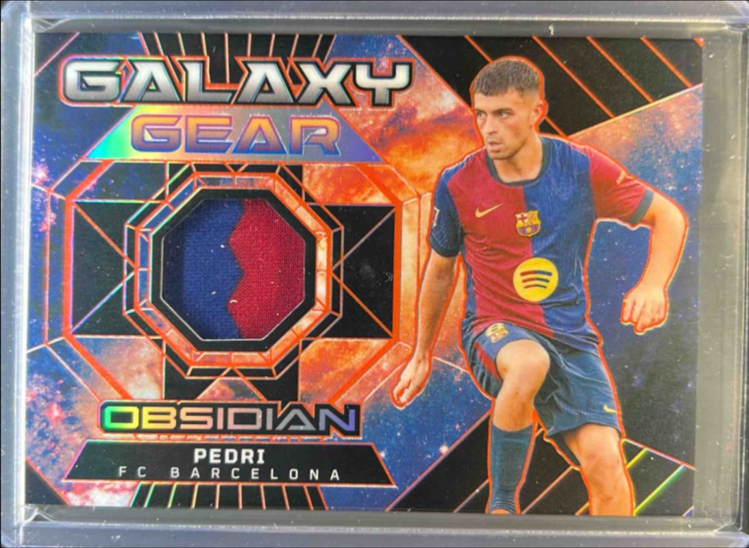 Pedri 2024 Obsidian #GG-P Galaxy Gear - Electric Etch Orange /99 RAW