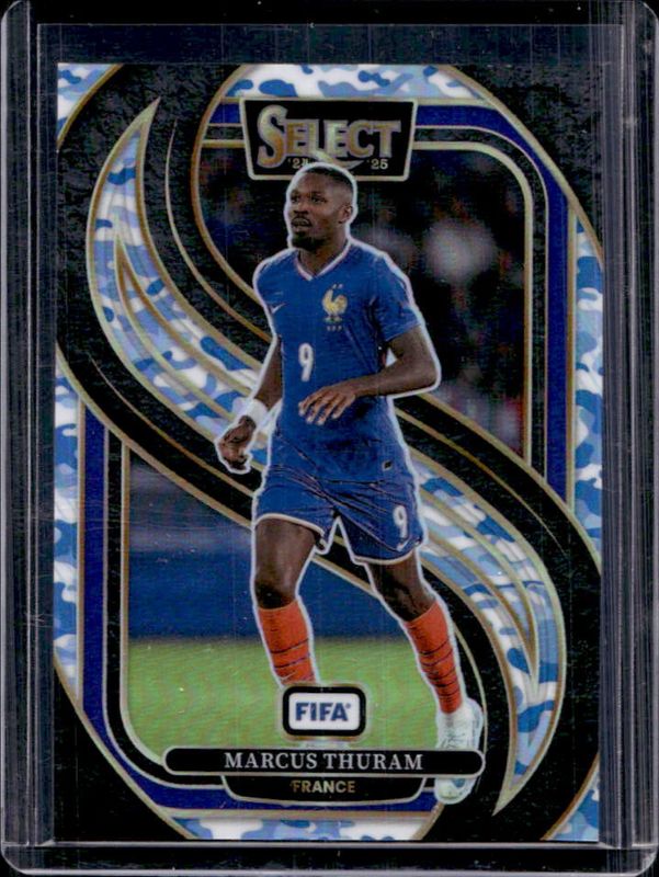 Marcus Thuram 2024 Select FIFA #173 Mezzanine Winter Camo /30 RAW