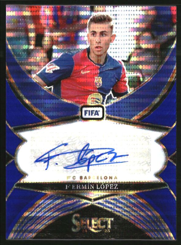 2024 Select FIFA #SS-FL Select Signatures Blue Pulsar
