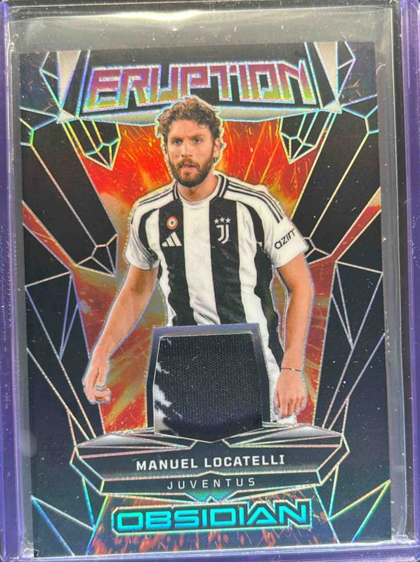 Manuel Locatelli 2024 Obsidian #ER-ML Eruption /125 RAW