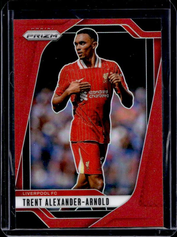 Trent Alexander-Arnold 2024 Prizm Premier League #54 Red /199 RAW