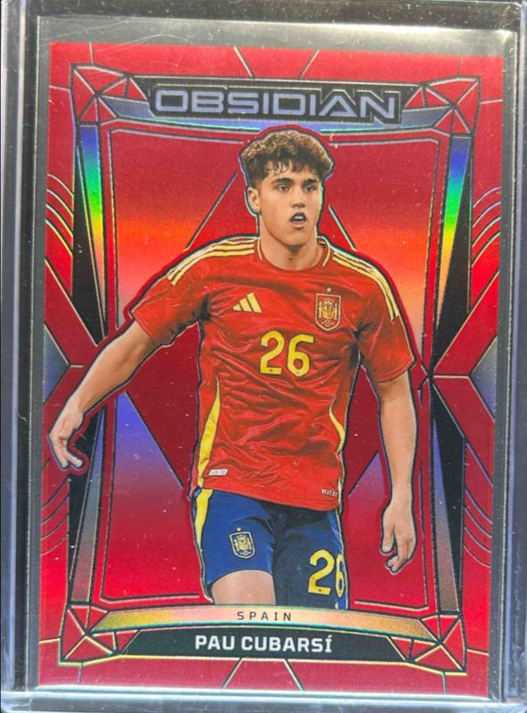 Pau Cubarsi 2024 Obsidian #49 Electric Etch Red Flood /10 RAW