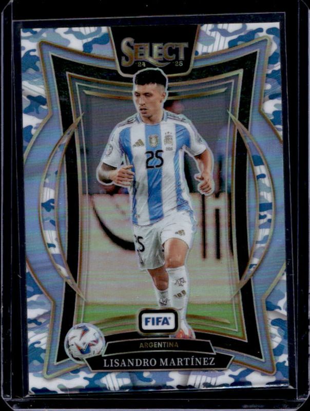 Lisandro Martinez 2024 Select FIFA #57 Terrace Winter Camo /30 RAW