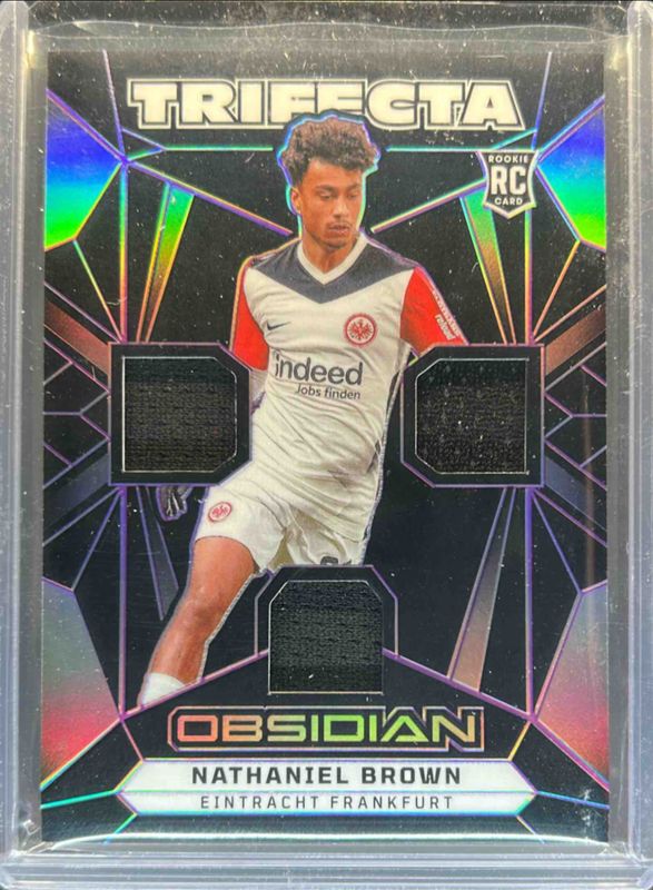 Nathaniel Brown 2024 Obsidian #TM-NB Trifecta Material - Electric Etch ...
