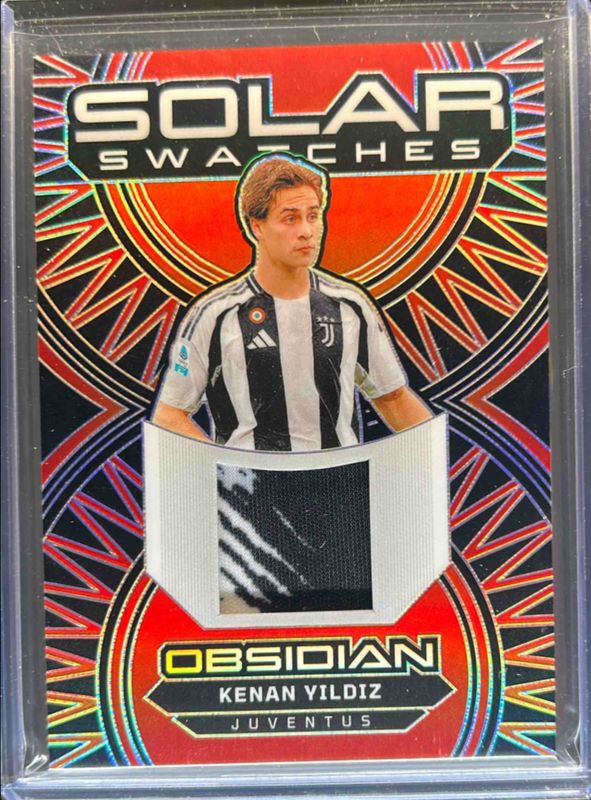 Kenan Yildiz 2024 Obsidian #SS-KY Solar Swatches /199 RAW