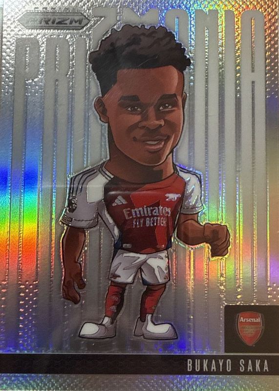 Bukayo Saka 2024 Prizm Premier League #8 Prizmania /(SSP) RAW