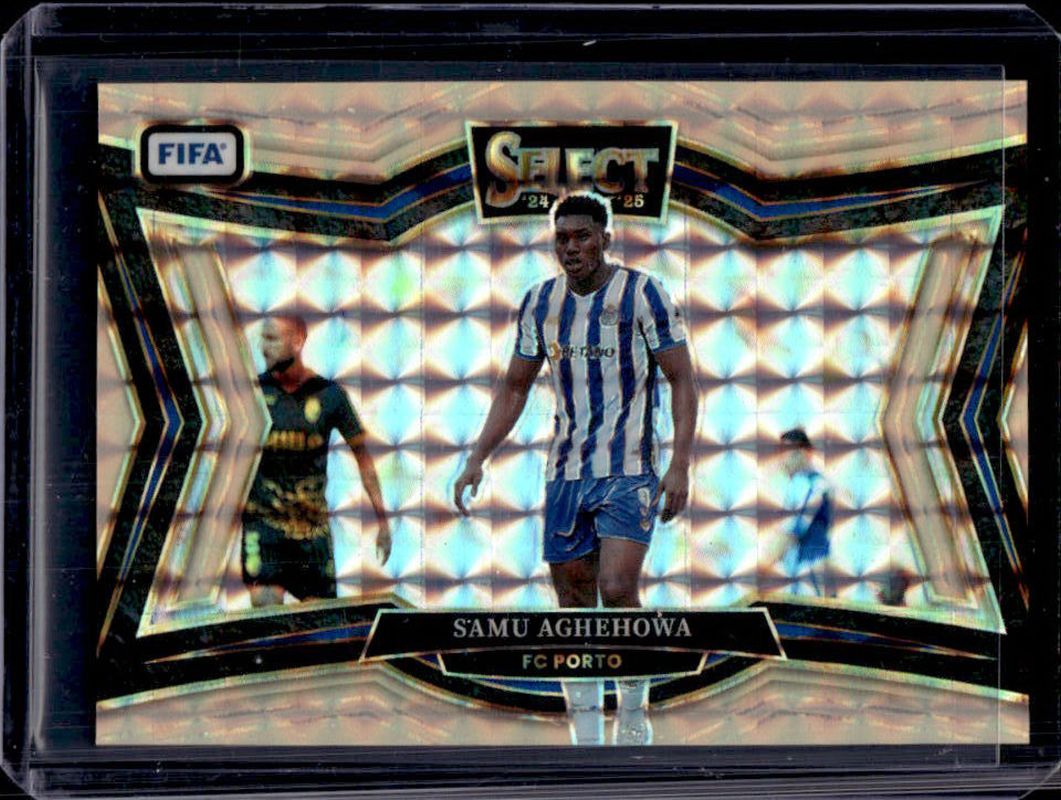 Samu Aghehowa 2024 Select FIFA #236 Field Level Orange Fluorescent /125 RAW