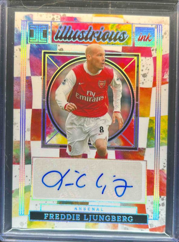 Freddie Ljungberg 2024 Impeccable Premier League #II-FL Illustrious Ink - Silver RAW
