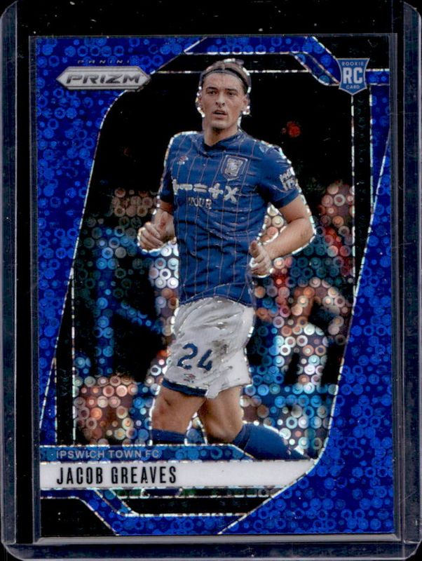 Jacob Greaves 2024 Prizm Premier League #280 Blue Breakaway /99 RAW