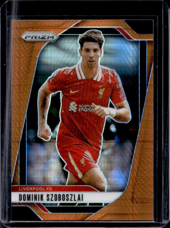 Dominik Szoboszlai 2024 Prizm Premier League #40 Orange Hyper RAW
