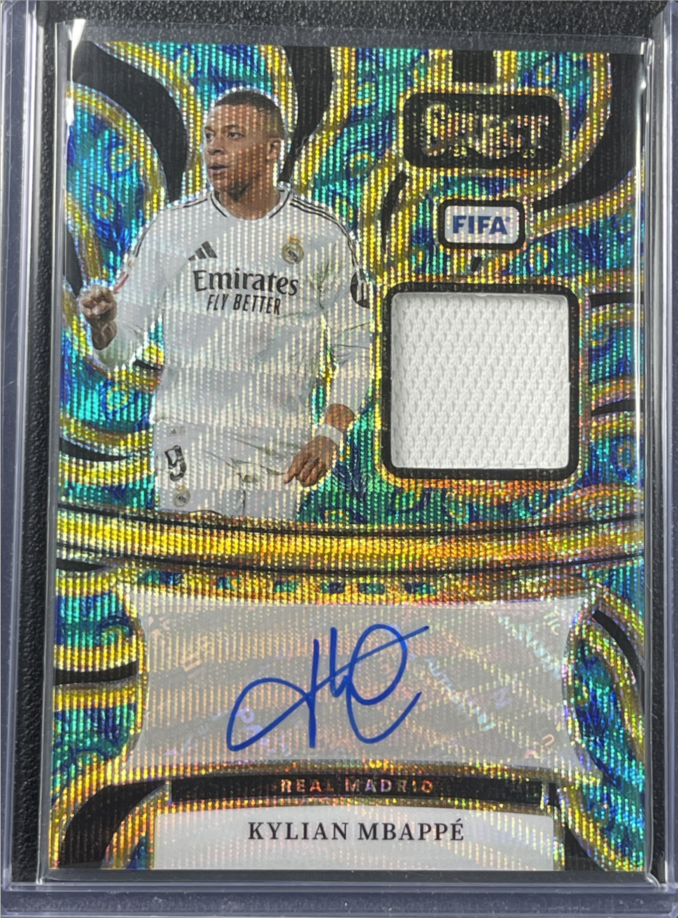 Kylian Mbappe 2024 Select FIFA #AM-KM Autographed Memorabilia 