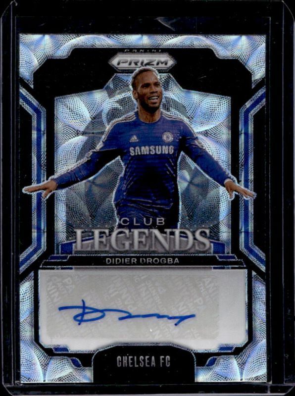 Didier Drogba 2024 Prizm Premier League #CL-DD Club Legends Signatures - Choice RAW