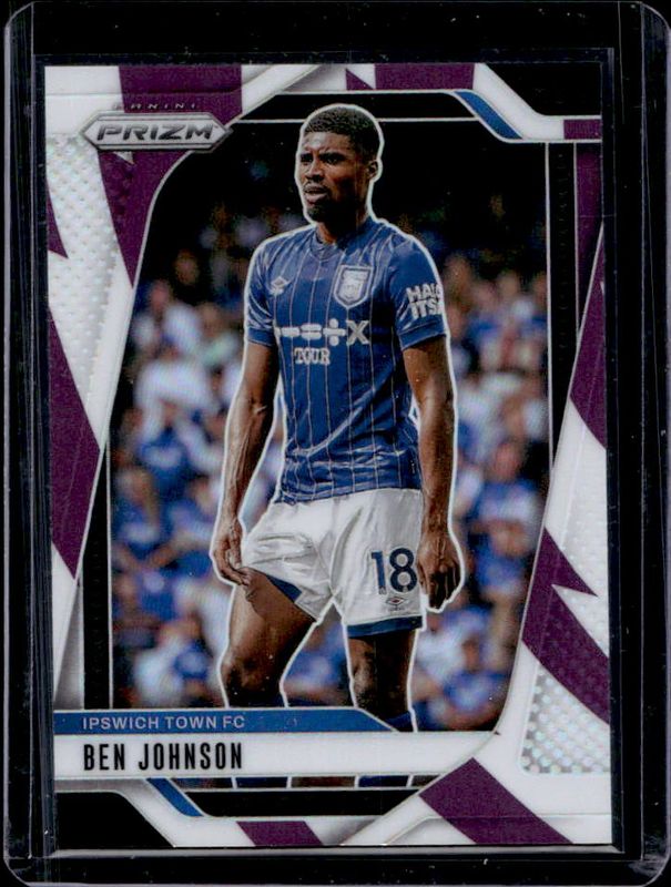 2024 Prizm Premier League #278 Purple & White Stripes /92