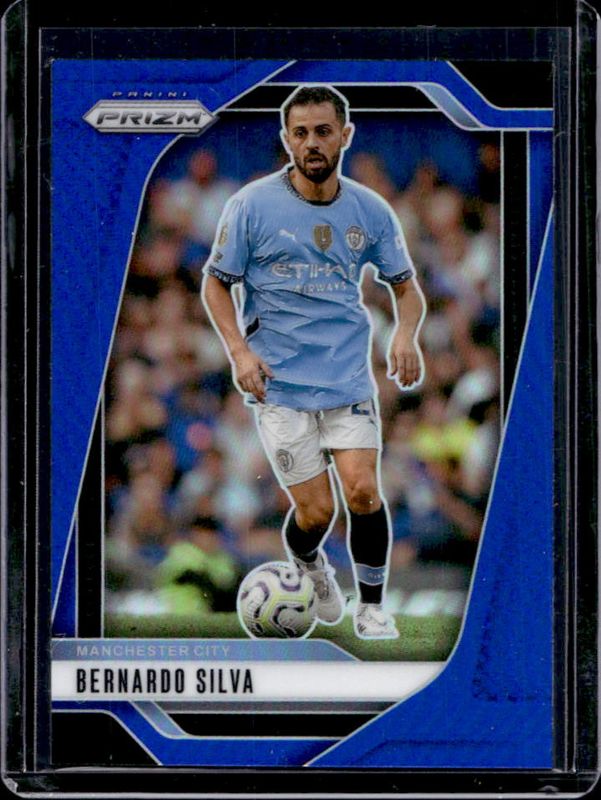 Bernardo Silva 2024 Prizm Premier League #12 Blue /299 RAW