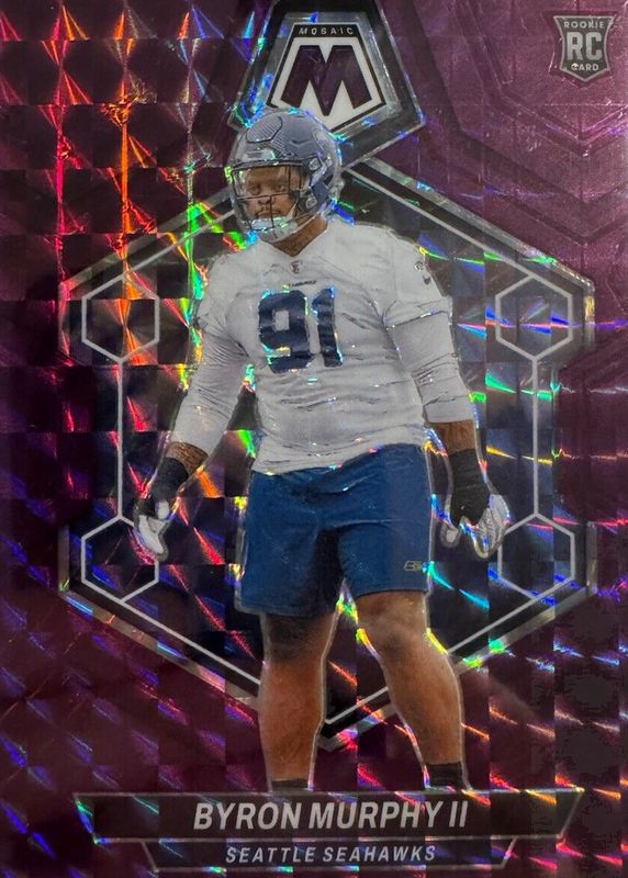 Byron Murphy II 2024 Mosaic #316 Purple /49 Rookie RAW