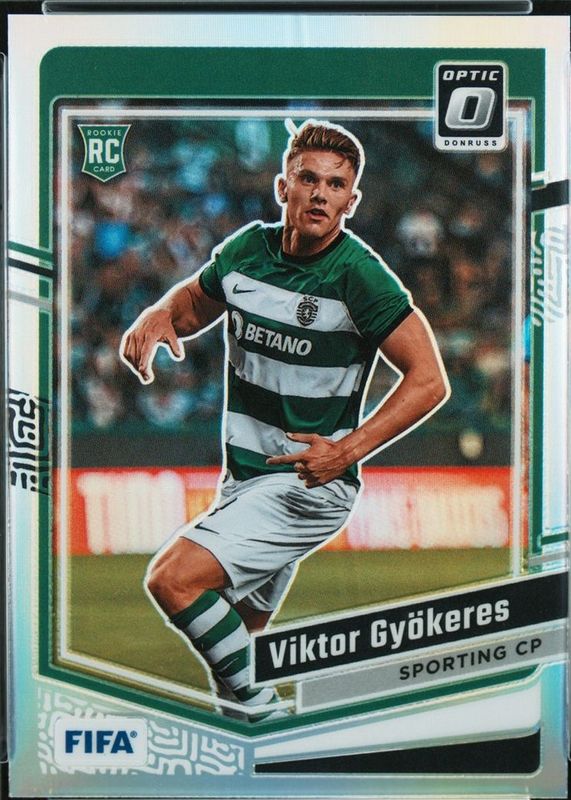 Viktor Gyokeres 2023 Donruss #159 Optic - Holo Rookie RAW