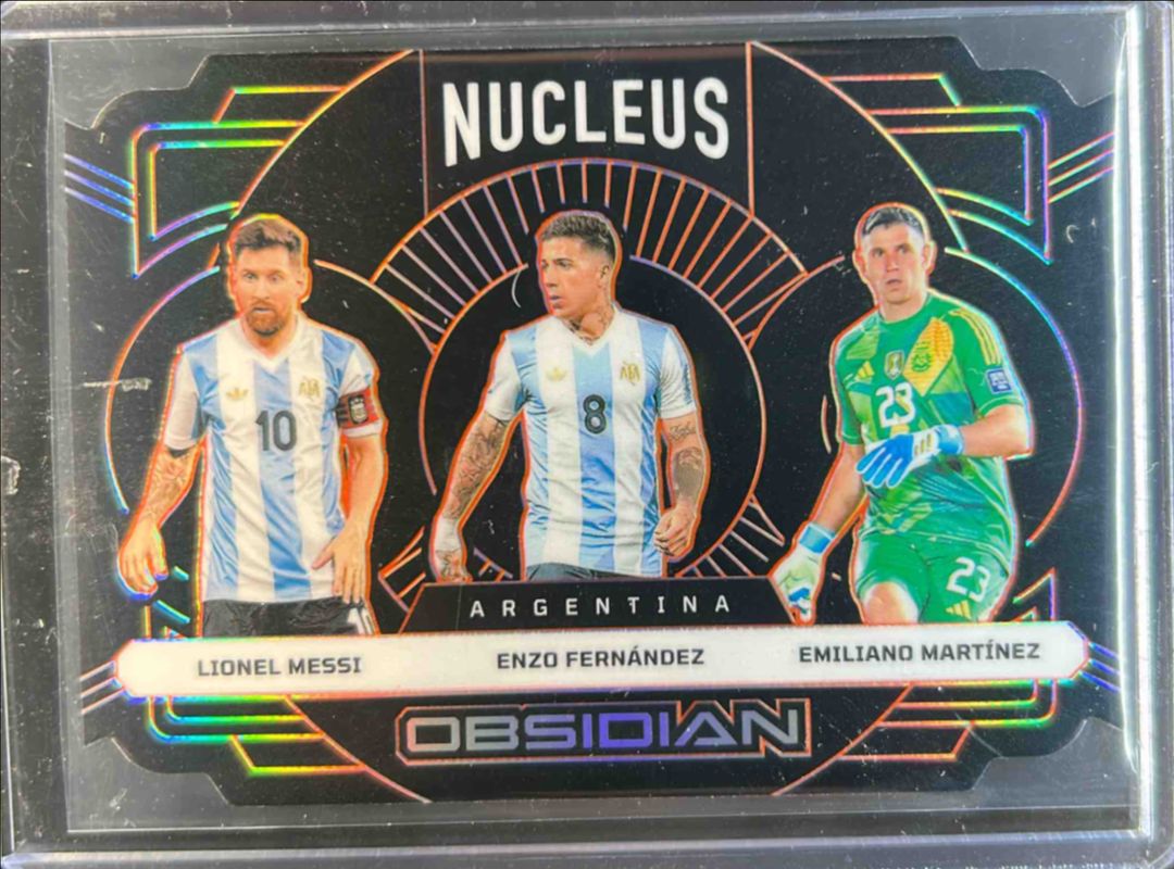 Emiliano Martinez / Enzo Fernandez / Lionel Messi 2024 Obsidian