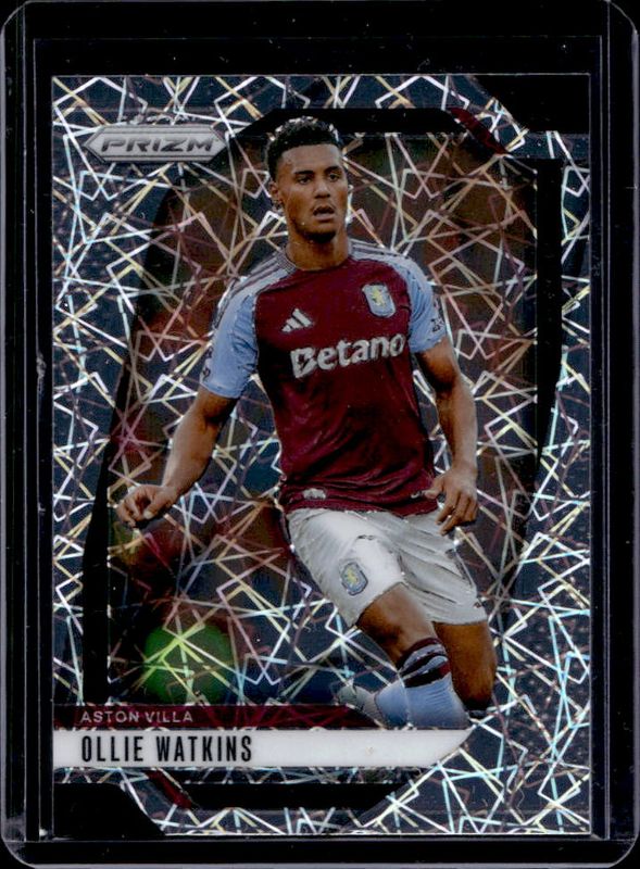 Ollie Watkins 2024 Prizm Premier League #64 Lazer RAW