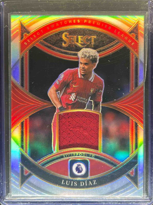 Luis Diaz 2024 Select Premier League #SS-LD Select Swatches RAW