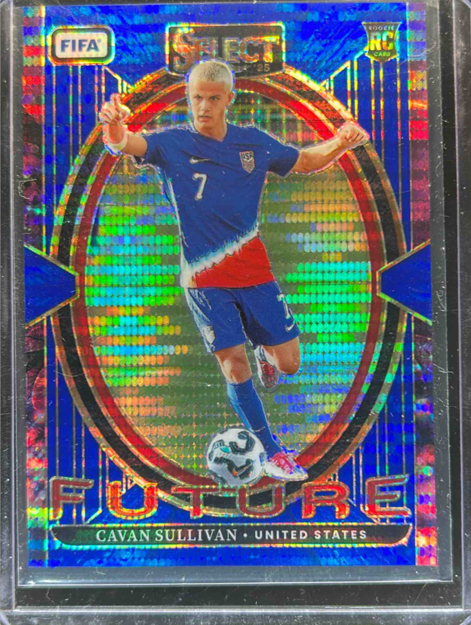 Cavan Sullivan 2024 Select FIFA #12 Select Future Blue Pulsar