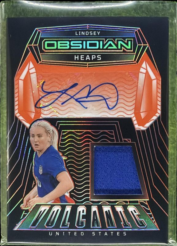 2024 Obsidian #VS-LH Volcanic Material Signatures - Electric Etch Orange /50