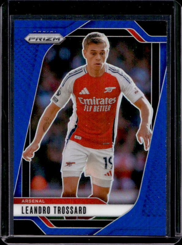Leandro Trossard 2024 Prizm Premier League #27 Blue /299 RAW