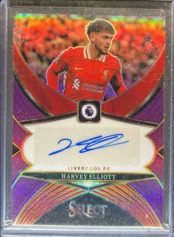 2024 Select Premier League #SS-HE Select Signatures Purple /199