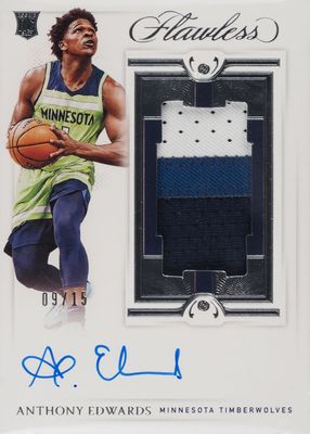 2020 Flawless #VPA-ANT Vertical Patch Autographs (/15)