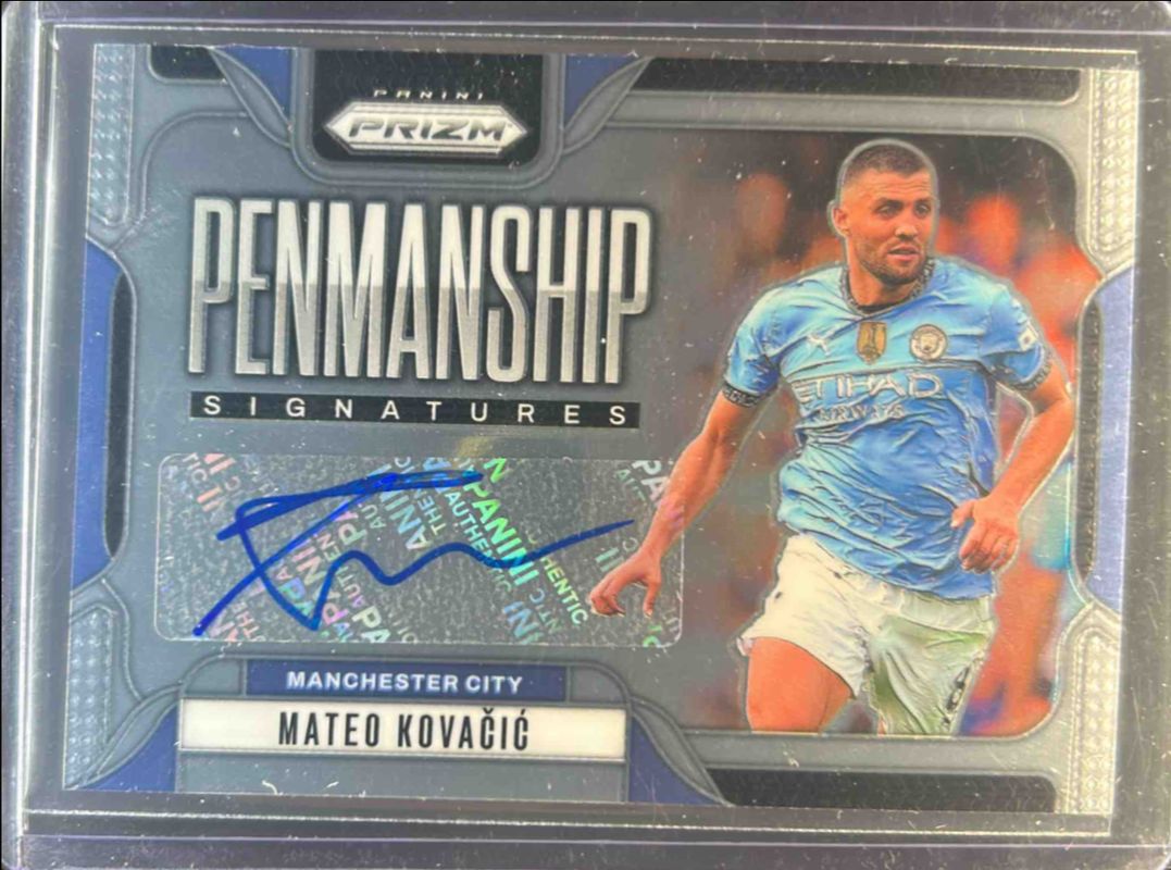 Mateo Kovacic 2024 Prizm Premier League #P-MK Penmanship RAW