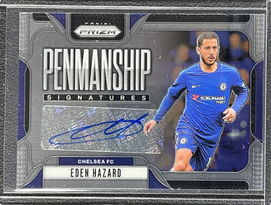 Eden Hazard 2024 Prizm Premier League #P-EH Penmanship RAW