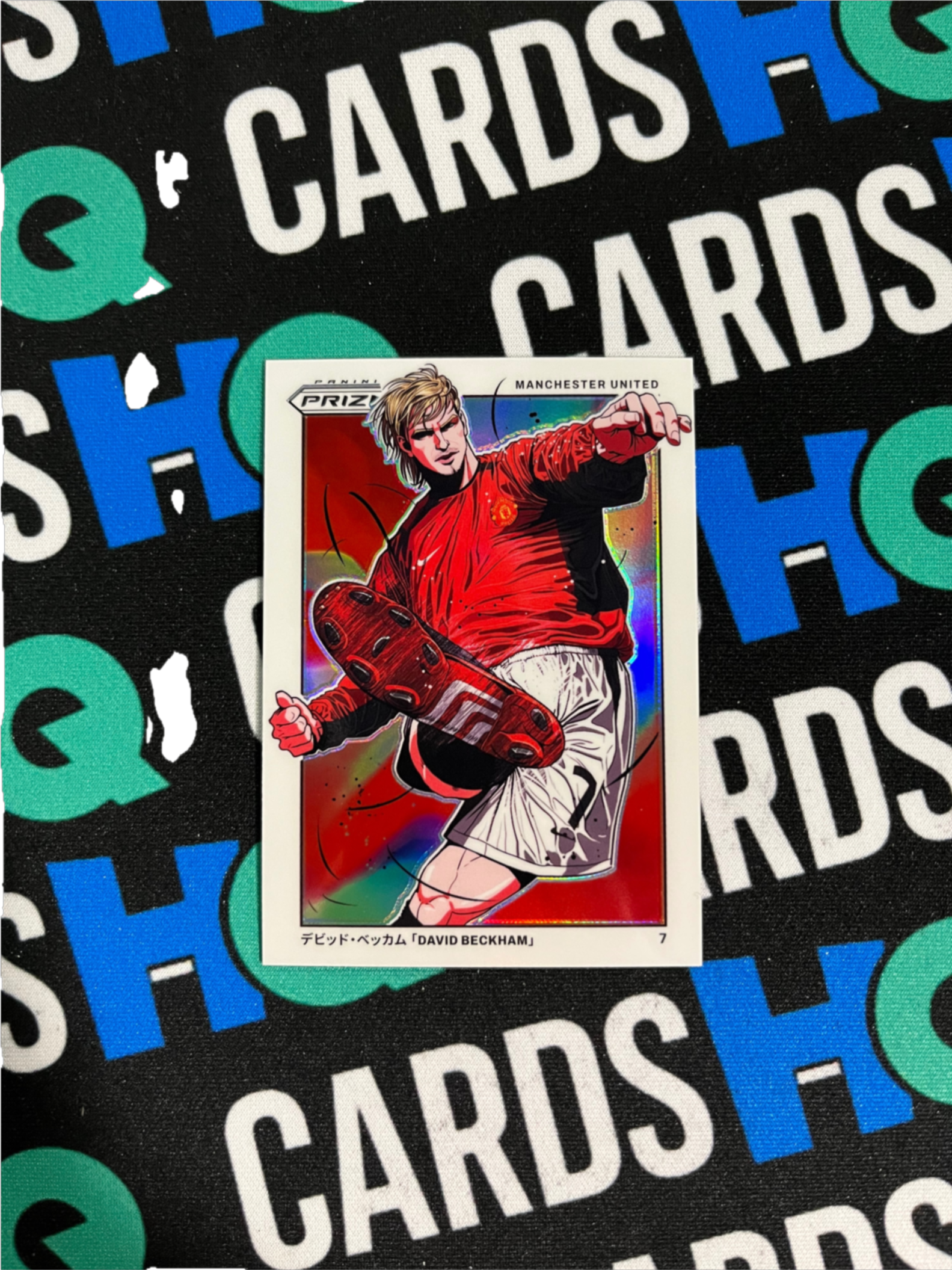 David Beckham 2024 Prizm Premier League #25 Manga /(SSP) Price