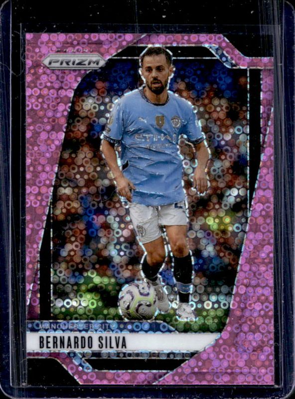 Bernardo Silva 2024 Prizm Premier League #12 Pink Breakaway /149 RAW