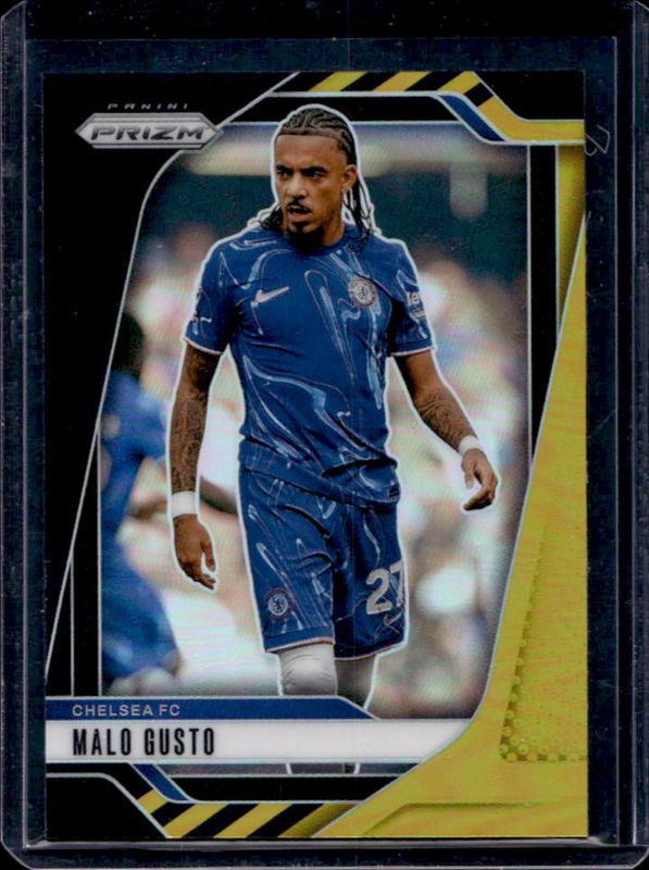 Malo Gusto 2024 Prizm Premier League #96 Black Gold /8 RAW