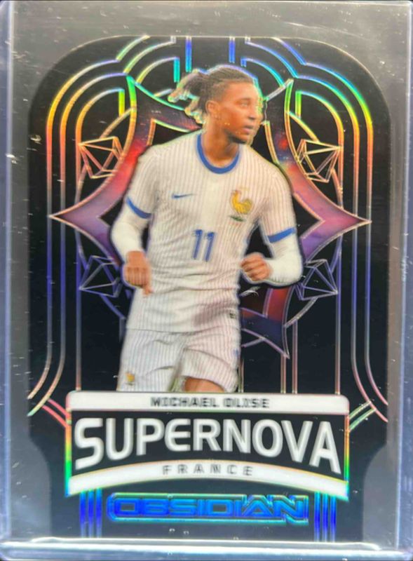 Michael Olise 2024 Obsidian #6 Supernova /120 RAW