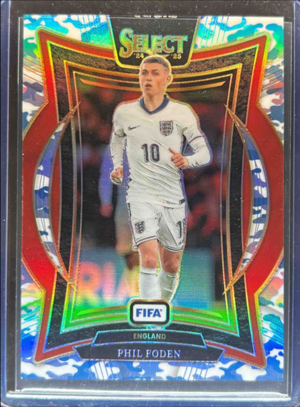 Phil Foden 2024 Select FIFA #65 Terrace Winter Camo /30 Price Guide ...